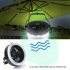 Three in one Led Multifunctional  Power Supply Rechargeable Camping Tent Lamp black