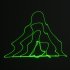 Throw the party of the year with this single strong laser that displays random patterns in sync with the  beat of the music 