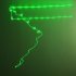 Throw the party of the year with this single strong laser that displays random patterns in sync with the  beat of the music 