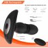 Thrusting Anal Vibrator Sex Toy Prostate Massager Wearable Anal Thruster Vibrating Butt Plug black