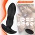 Thrusting Anal Vibrator Sex Toy Prostate Massager Wearable Anal Thruster Vibrating Butt Plug black