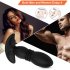 Thrusting Anal Vibrator Sex Toy Prostate Massager Wearable Anal Thruster Vibrating Butt Plug black