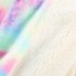 Tie dye Throw Blanket Long Hair Fuzzy Decorative Blankets for Couch Sofa Bed Sleeping Rainbow colors 160 200cm