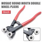 Tile Cutter Tile Nippers With Rubber Handle High Carbon Steel Body Unique Clamp Head Comfortable Grip Sturdy And Durable Mosaic Cutting Pliers 8