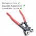 Tile Cutter Tile Nippers With Rubber Handle High Carbon Steel Body Unique Clamp Head Comfortable Grip Sturdy And Durable Mosaic Cutting Pliers 8  double wheel t