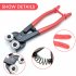 Tile Cutter Tile Nippers With Rubber Handle High Carbon Steel Body Unique Clamp Head Comfortable Grip Sturdy And Durable Mosaic Cutting Pliers 8  double wheel t