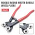 Tile Cutter Tile Nippers With Rubber Handle High Carbon Steel Body Unique Clamp Head Comfortable Grip Sturdy And Durable Mosaic Cutting Pliers 8  double wheel t