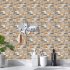 Tile Sticker Imitation Leather Retro Style Home Decoration Self adhesive Waterproof DIY Wall Stickers 10 10cm 20 pieces LA017