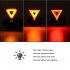 Tiny Lightweight Bike Tail Light USB Rechargeable LED Rear Night Light  Fits on Any Bikes Helmets  Water resistant