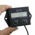 Tiny Tach Digital Hour Meter Tachometer For Marine Spark Mower Engine Motor black