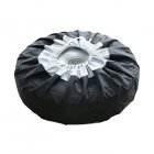 Tire Cover Case Car Spare Tire Cover Storage Bags Carry Tote Polyester Tire Protection Covers S  65 37cm