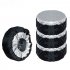 Tire Cover Case Car Spare Tire Cover Storage Bags Carry Tote Polyester Tire Protection Covers S  65 37cm