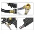 Tire Inflator Pointer Tire Pressure Gauge 220bar Self Locking Clamp Inflator Deflator Air Compressor Accessories Black pointer model