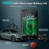 Tire Inflator Portable Air Compressor 16l Min 150 Psi Air Pump with Touch Screen Gauge Light Black