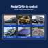 Tire Inflator Portable Air Compressor 6000mAh Cordless DC12V 150PSI Powerful Tire Air Pump Black