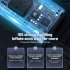 Tire Inflator Portable Air Compressor 6000mAh Cordless DC12V 150PSI Powerful Tire Air Pump Black