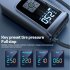 Tire Inflator Portable Air Compressor 6000mAh Cordless DC12V 150PSI Powerful Tire Air Pump Black