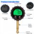 Tire Pressure Gauge 3 255PSI Heavy Duty Backlight LCD Display Digital Air Pressure Gauge For Car Trucks Bikes black
