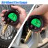 Tire Pressure Gauge 3 255PSI Heavy Duty Backlight LCD Display Digital Air Pressure Gauge For Car Trucks Bikes black