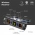 Tire Pressure Monitoring Systems Solar Car Digital Display Wireless Solar Power with Real Time Monitor Black