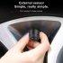 Tire Pressure Monitoring Systems Solar Car Digital Display Wireless Solar Power with Real Time Monitor Black