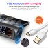 Tire Pressure Monitoring Systems Solar Car Digital Display Wireless Solar Power with Real Time Monitor Black
