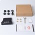 Tire Pressure Monitoring Systems Solar Car Digital Display Wireless Solar Power with Real Time Monitor Black