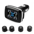 Tire Pressure Monitoring System provides you with real time data on the pressure and temperature of your tires while on the move  