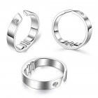 Titanium Steel Anti Snore Ring Acupressure Natural Treatment Against Snoring Stopper Device Finger Ring Sleep Health Care