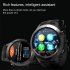 Tk04 Gps Smart Watch 2g Card Bluetooth compatible Calling Heart Rate Sleep Monitoring Sports Smartwatch black