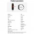 Tk30 Smart Watch 0 96 Inch Ips Screen Non invasive Blood Sugar Monitoring Sports Fitness Bracelet Black