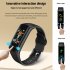 Tk30 Smart Watch 0 96 Inch Ips Screen Non invasive Blood Sugar Monitoring Sports Fitness Bracelet Black