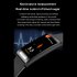 Tk70 Smart Watch 1 47 inch Fitness Tracker Waterproof Heart Rate Sleep Blood Pressure Monitor Smartwatch Black Tape
