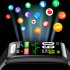 Tk70 Smart Watch 1 47 inch Fitness Tracker Waterproof Heart Rate Sleep Blood Pressure Monitor Smartwatch Black Tape