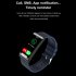 Tk70 Smart Watch 1 47 inch Fitness Tracker Waterproof Heart Rate Sleep Blood Pressure Monitor Smartwatch Black Tape