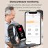 Tk70 Smart Watch 1 47 inch Fitness Tracker Waterproof Heart Rate Sleep Blood Pressure Monitor Smartwatch Black Tape