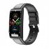 Tk70 Smart Watch 1 47 inch Color Screen Fitness Tracker Waterproof Sleep Blood Pressure Monitor Smartwatch Black Belt