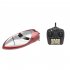 Tkkj H106 28km h High Speed Racing Boat 2 4g 2ch 150m Remote Control Distance Mode Switch Self Righting Rc Boat Toy for Children red