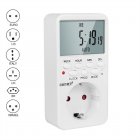 Tm519 Ac 230v Kitchen Timer Switch Socket Lcd Screen Digital Programmable Socket With Countdown Function UK plug