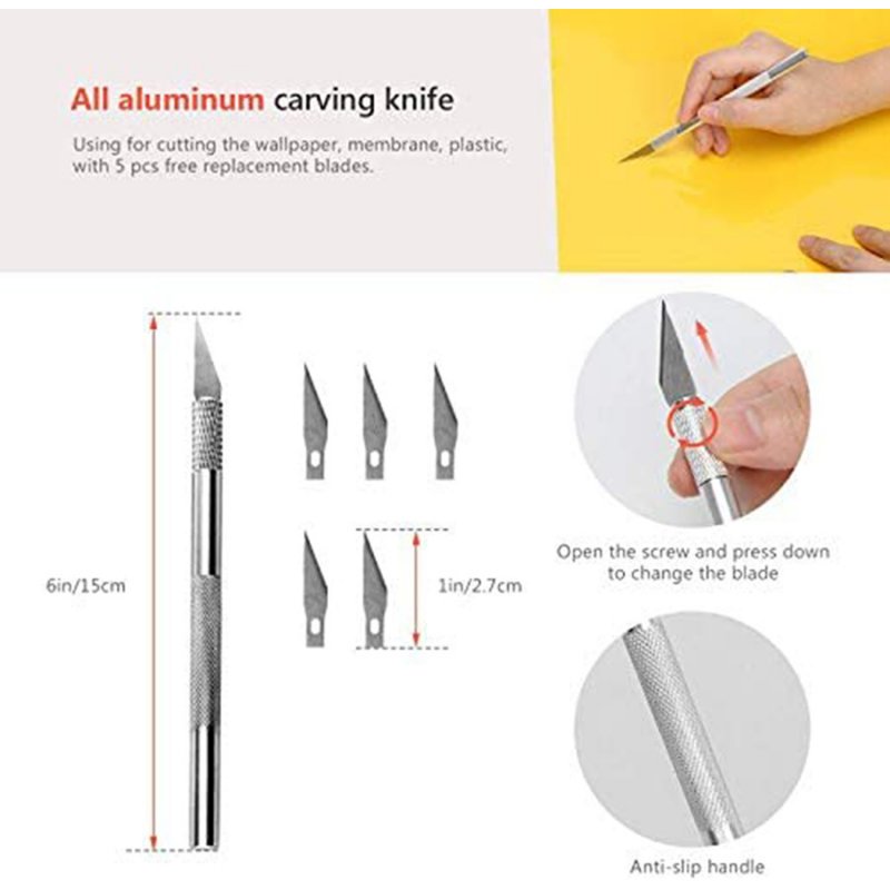 10Pcs Window Tint Application Tools Utility Knife With Blades Film Squeegee Professional Vinyl Wrap Installation Kit 