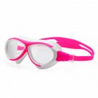 Toddler Boys Girls Swimming Glasses Large Frame Anti-fog Anti-uv No Leaking Kids Swim Goggles Eyewear rose red
