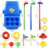 Toddler Golf Set Portable Golf Club Set With Clubs Balls Practice Holes Indoor Outdoor Sports Toys For Boys Girls Gifts Blue As shown