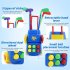 Toddler Golf Set Portable Golf Club Set With Clubs Balls Practice Holes Indoor Outdoor Sports Toys For Boys Girls Gifts Blue As shown