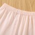 Toddlers Baby Leggings Summer Cotton Breathable Elastic Waist Outerwear Pants Girls Baby Cropped Pants pink 5 6Y 110cm