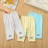 Toddlers Girls Leggings Solid Color Breathable Cotton Summer Pleated Pants Casual Kids Baby Cropped Pants yellow 5 6Y 110cm