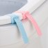 Toilet Seat Anti Dirty Silicone Lifter Handle for Bathroom Supplies blue