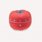 Tomato Shape Mechanical Kitchen Timer Game Count Down Counter Alarm Cooking Tool 60 Minutes red