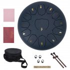 Tongue Drum 10 Inches 13 Notes for Beginners Handpan Drum with Drum Mallets