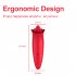 Tongue Licking Vibrator With 5 Mode Clit Stimulator G spot Nipple Masturbator For Women Female Couples Sex Toys red