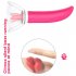 Tongue Licking Vibrator with 10 Mode Clit Stimulator G Spot Nipple Masturbator Rose Red